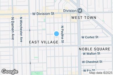 Map image of the property - 1033 N Hermitage Ave
