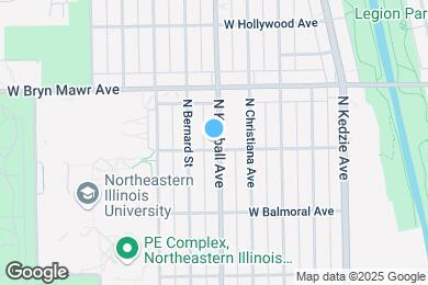 Map image of the property - 5504 N Kimball Ave
