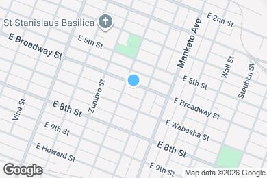 Map image of the property - 715 E 6th St