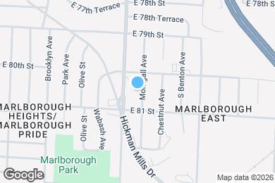 Map image of the property - 8024 Montgall Ave