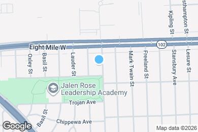 Map image of the property - 20473 Hubbell Ave