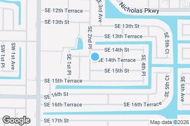 Map image of the property - 220 SE 14th Terrace