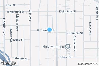 Map image of the property - 1866 El Sereno Ave