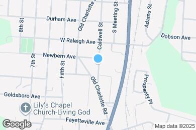 Map image of the property - 1312 Caldwell St