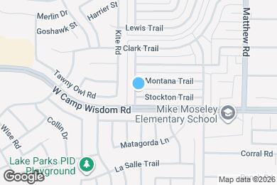 Map image of the property - 2122 Stockton Trail