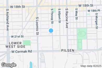 Map image of the property - 2020 S Throop St