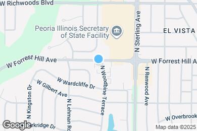 Map image of the property - Forrest Edge Apartments