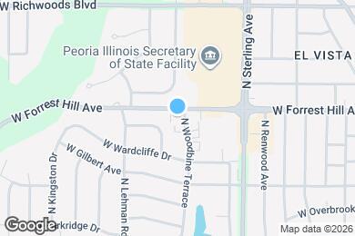 Map image of the property - Forrest Hill Apartments
