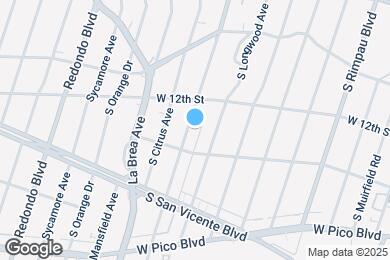 Map image of the property - 1226 S Highland Ave