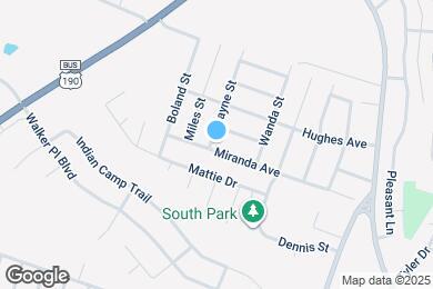 Map image of the property - 1613 Miranda Ave