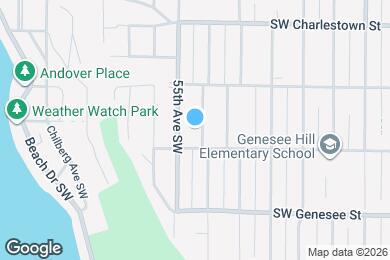 Map image of the property - 4045 54th Ave SW
