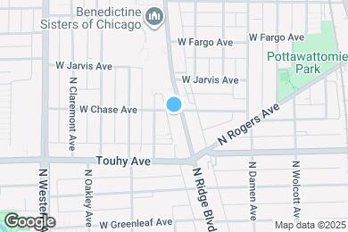 Map image of the property - 7254 N Ridge Blvd