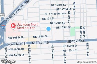 Map image of the property - 170 NE 169th St