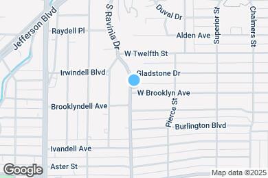 Map image of the property - 2859 W Brooklyn Ave