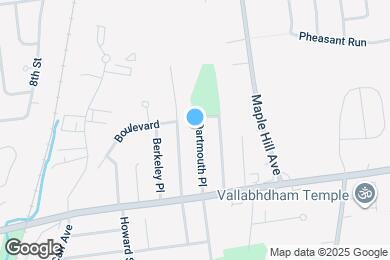 Map image of the property - 57 Dartmouth Pl
