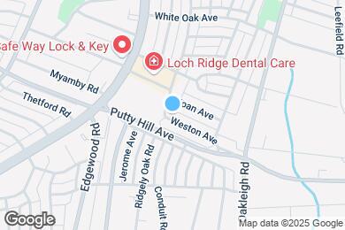 Map image of the property - 1710 Weston Ave