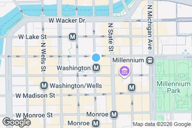 Map image of the property - 45 W Randolph St