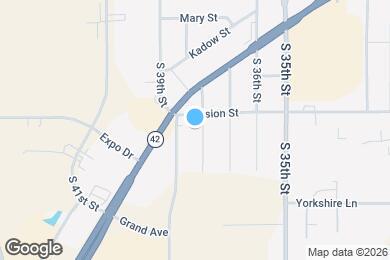 Map image of the property - 1510 S 38th St