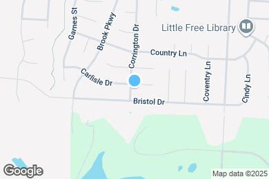 Map image of the property - 735 Carlisle Dr