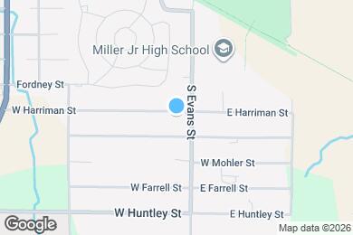 Map image of the property - 211 W Harriman St