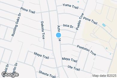 Map image of the property - 1706 Aztec Trace