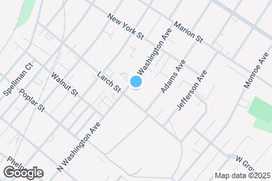 Map image of the property - 1312 N Washington Ave