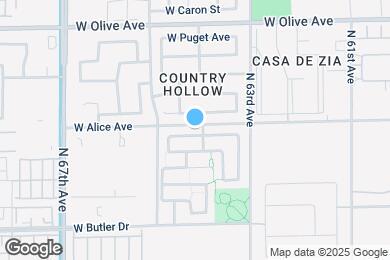 Map image of the property - 6402 W Barbara Ave