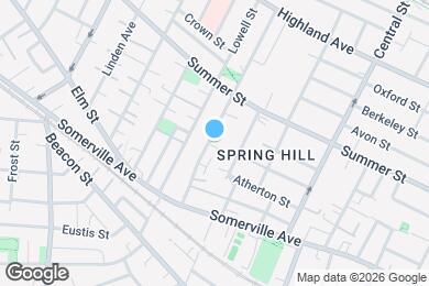 Map image of the property - 33 Belmont St