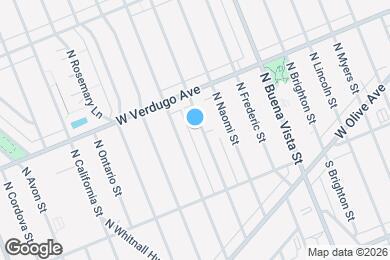 Map image of the property - 335 N Florence St
