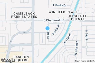 Map image of the property - 7290 E Rancho Vista Dr