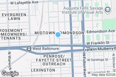 Map image of the property - 534 N Payson St