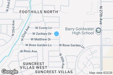 Map image of the property - 3010 W Matthew Dr