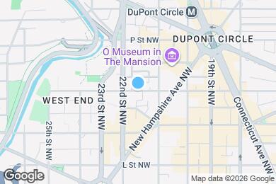 Map image of the property - 2130 N St NW