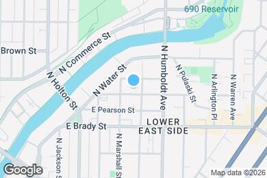 Map image of the property - 922 E Hamilton St