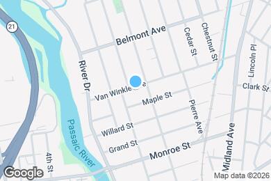 Map image of the property - 72 Van Winkle Ave