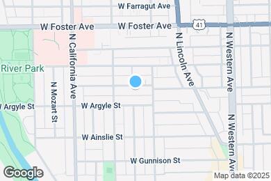 Map image of the property - 2625 W Winnemac Ave