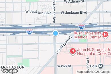 Map image of the property - 525 S Damen Ave