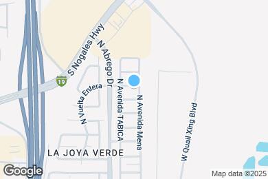 Map image of the property - 350 E Calle Nacrita