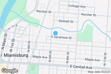 Map image of the property - 615 E Sycamore St