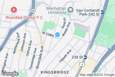 Map image of the property - 442 W 238th St
