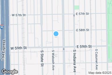 Map image of the property - 5823 S Wabash Ave Floor 3