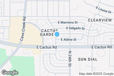 Map image of the property - 2302 E Aldine St
