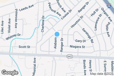 Map image of the property - 2863 Alabama Dr