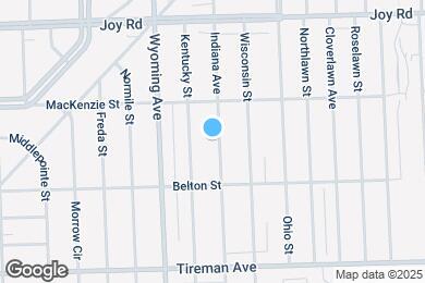 Map image of the property - 8285 Indiana St
