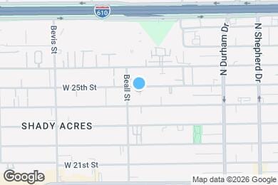Map image of the property - 1044 W 25th St