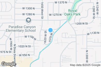 Map image of the property - 1145 N 1570 W