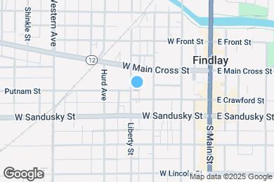 Map image of the property - 318 W Crawford St