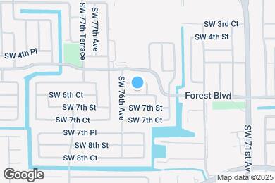 Map image of the property - 7519 SW 6th Ct