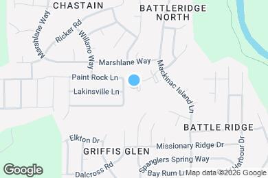 Map image of the property - 3540 Aldie Ct
