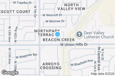 Map image of the property - 18613 N 5th Ave